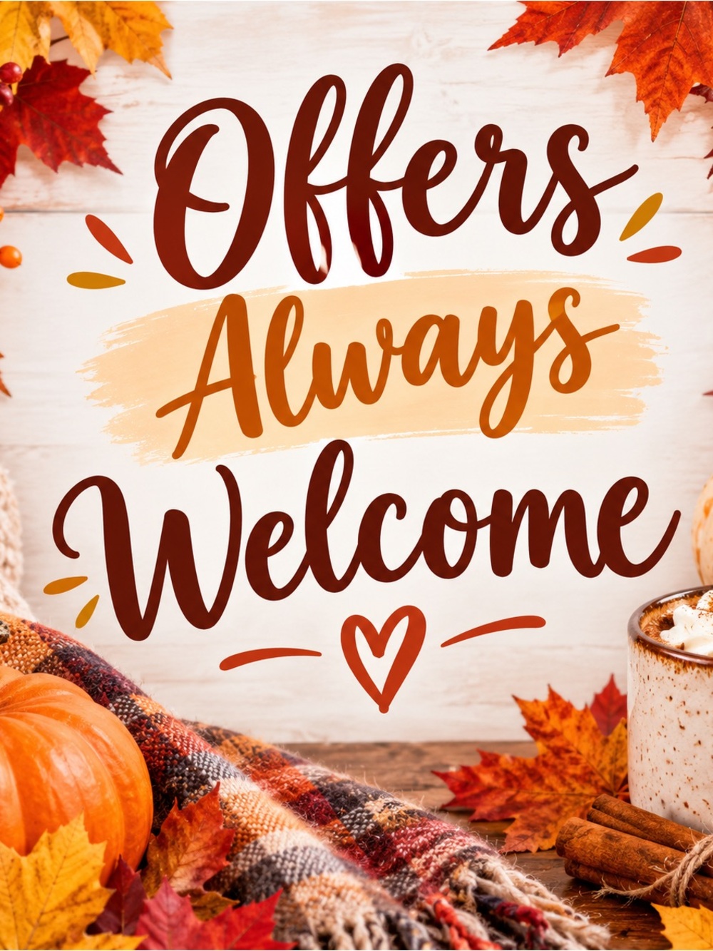 I love offers!